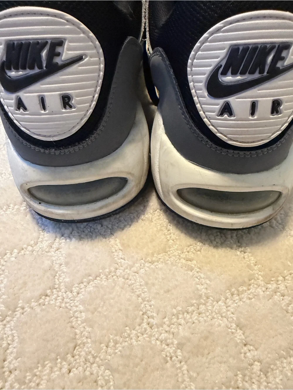 Nike Black, Gray and White Men's Athletic Shoes